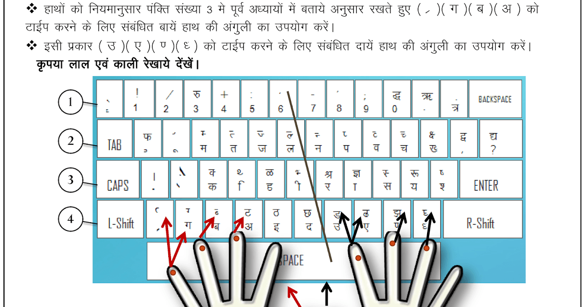 hindi typing book